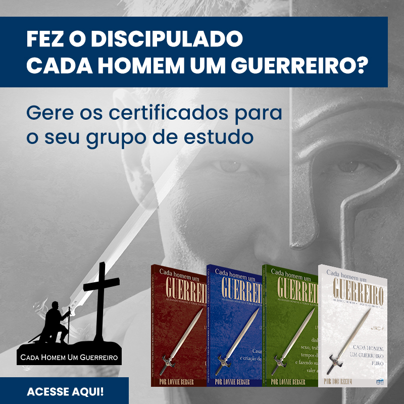 Elabore os certificados para homens de sua igreja local que concluíram o discipulado